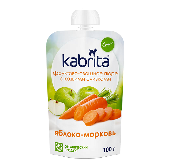Пюре Kabrita<r></r> яблоко-морковь